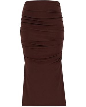 Cult Gaia Dany Midi Skirt - Brown