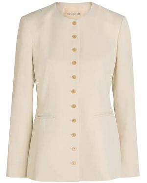 Heirlome Catalina Button Front Jacket - Natural