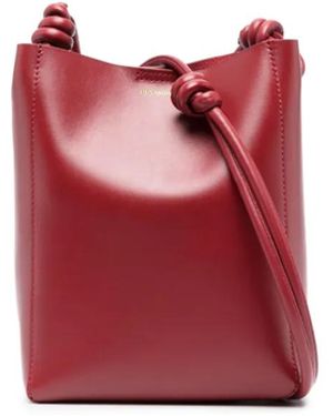 Jil Sander Giro Leather Crossbody Bag - Red