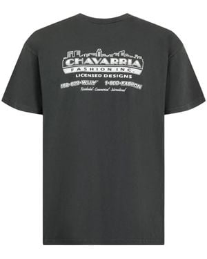 Willy Chavarria Graphic-Print T-Shirt - Black