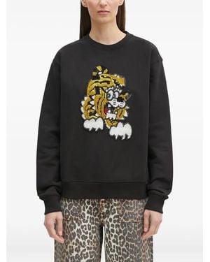 KENZO Sequin-Embellished Sweatshirt - Grey