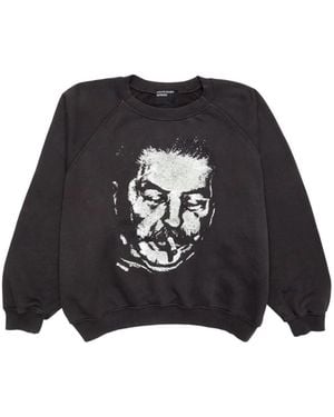 Enfants Riches Deprimes Photo-Print Raglan-Sleeve Jumper - Black
