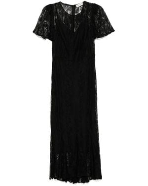 RHODE Arabella Lace Mini Dress - Black