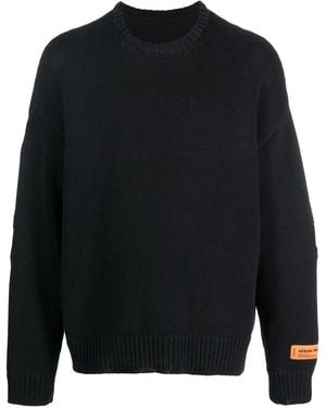 Heron Preston Pullover Mit Intarsien-Motiv - Schwarz