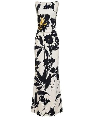 La Petite Robe Di Chiara Boni Floral-Print Dress - White