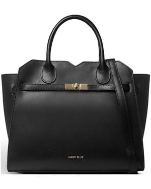 Marc Ellis Antilia Twist-Lock Tote Bag - Black