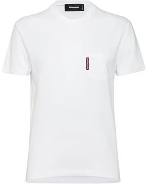 DSquared² Just Right Fit Label Tシャツ - ホワイト