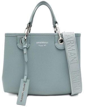 Emporio Armani Myea Small Shopping Bag - Blue