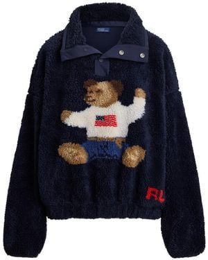 Polo Ralph Lauren Polo Bear Fleece Sweatshirt - Blue