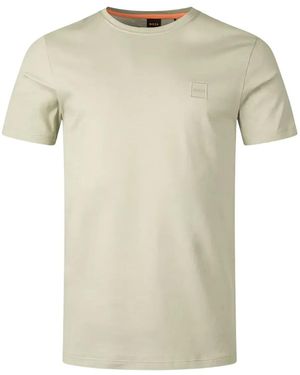 BOSS Logo-Patch T-Shirt - Natural