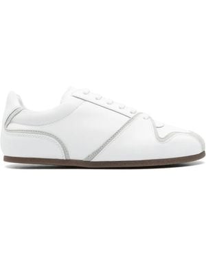 Moschino Leather Trainers - White