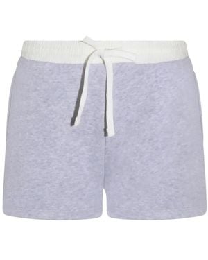 Rag & Bone Drawstring-Waistband Shorts - Purple