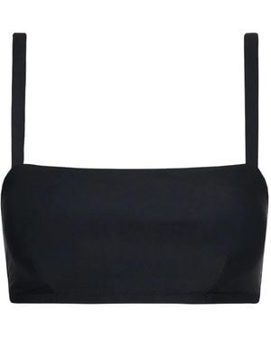 Bondi Born Anja Square-Neck Bikini Top - Black