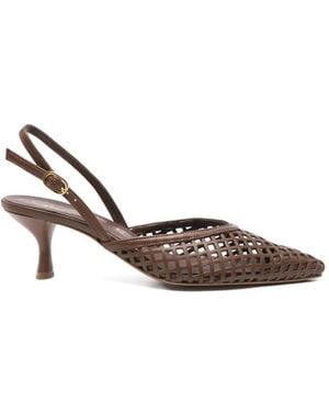 BIANCADI Slingback Pumps - Brown