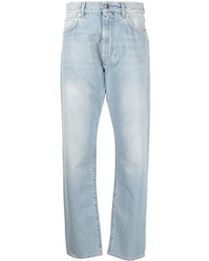 Loulou de Saison Wular High-Rise Straight-Leg Jeans - Blue