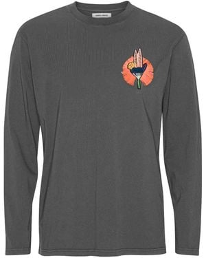 Henrik Vibskov T-Shirt Met Abstracte Print - Grijs