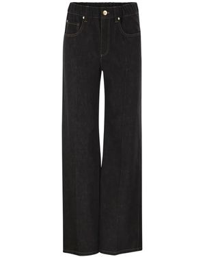 Brunello Cucinelli Jean À Coupe Ample - Noir