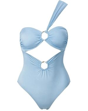 SOFIA ERHAN Gaia One-Shoulder-Badeanzug - Blau