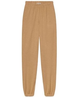 ÉTERNE Boyfriend Pocket Track Pants - Natural