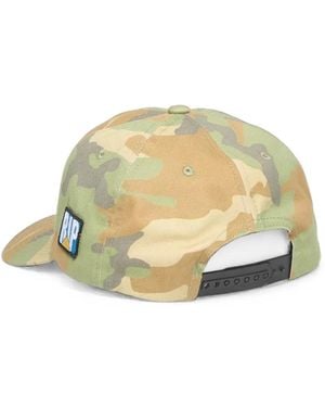 RIPNDIP Camouflage-Print Patchwork Cap - Metallic