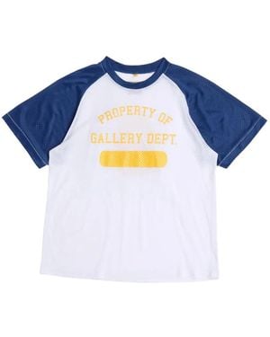 GALLERY DEPT. Raglan-Sleeves T-Shirt - Blue
