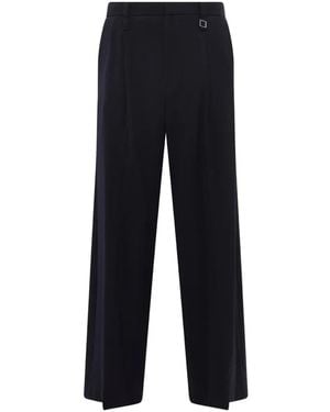 WOOYOUNGMI Wide-Leg Tailored Trousers - Blue