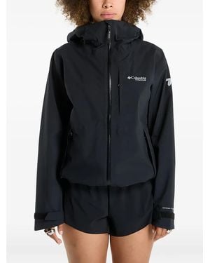 Columbia Ampli-Dry Logo-Print Jacket - Black