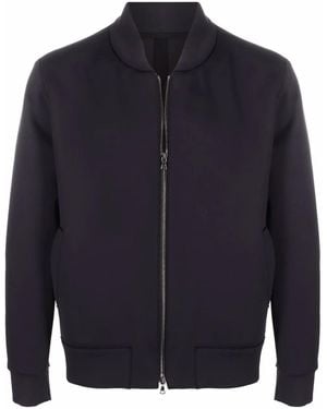 Harris Wharf London ジップアップ ボンバージャケット - ブルー