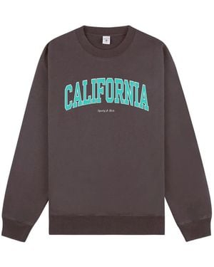 Sporty & Rich Sudadera California - Gris