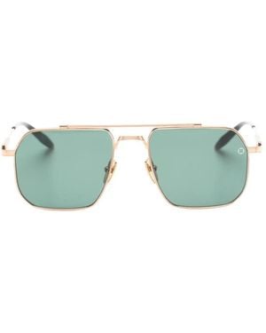 Akoni Sonnenbrille Mit Geometrischem Gestell - Grün