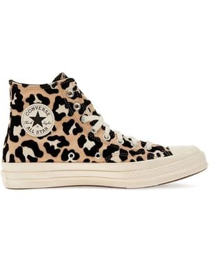 Converse Chuck 70 Leopard-Print Trainers - Brown