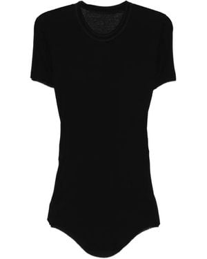 Julius Ribbed T-Shirt - Black