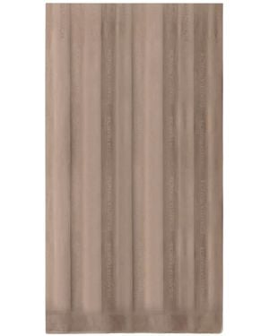 Elisabetta Franchi Viscose And Modal Foulard Scarf With Jacquard Stripes - Brown