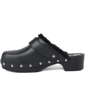 Honey Fucking Dijon Studded Mules - Black