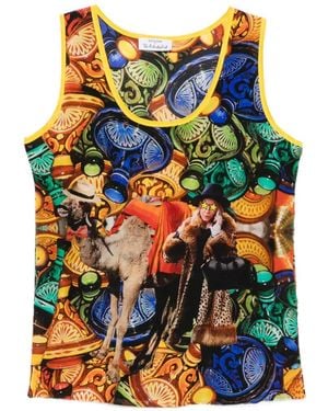 The Artistylist Graphic-Print Tank Top - Orange