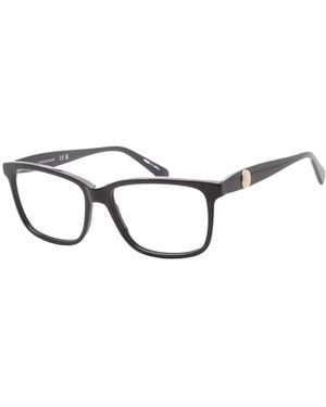 Longchamp Eckige Brille Mit Logo-Schild - Weiß