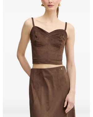 Guess Nunzia Top - Brown