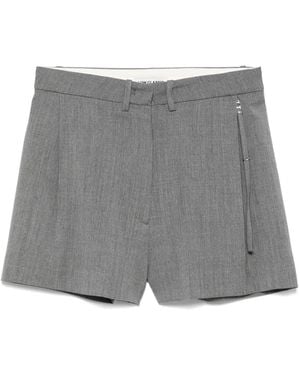 Low Classic ローライズ スエードショートパンツ - グレー