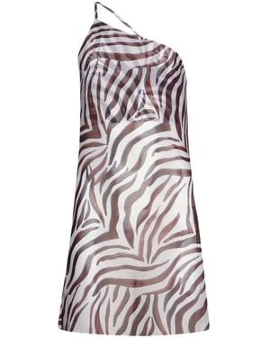 Bondeye Amelia One-Shoulder Mini Dress - White