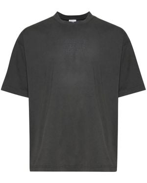 Vetements Slogan-Print T-Shirt - Black