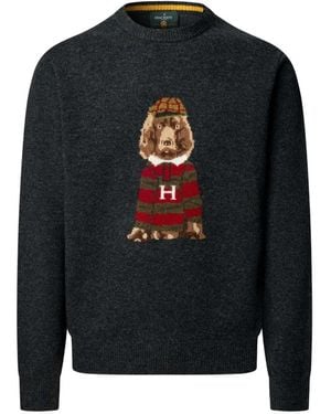 Hackett Maglione Harry Girocollo - Nero