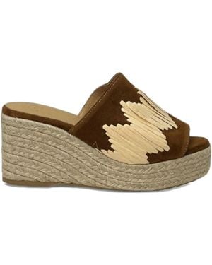 Castañer 70Mm Platform Sandals - Brown