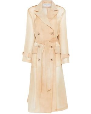 ERMANNO FIRENZE Double-Breasted Belted Jacket - White