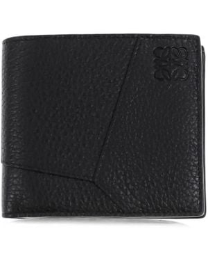 Loewe Puzzle Edge Bifold Wallet - Black