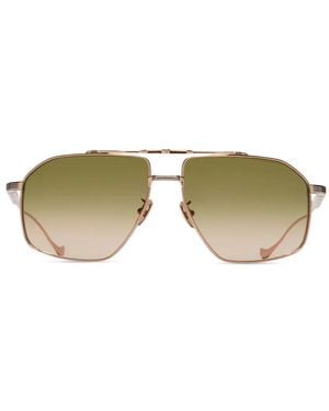 Cutler and Gross Kensington Geometric Sunglasses - Green