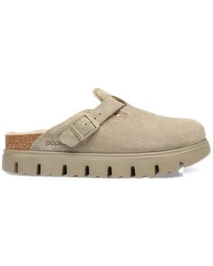 Birkenstock Boston Mules Aus Shearling - Weiß