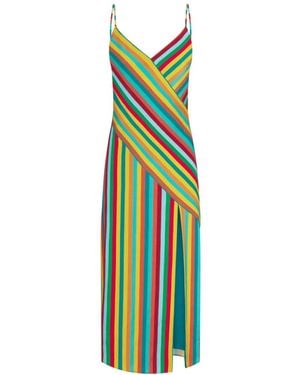 Simon Miller Maude Striped Midi Dress - Green