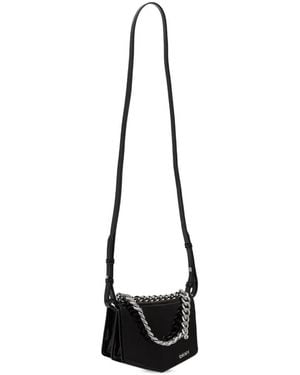 DKNY Riona Chain-Link Mini Bag - White