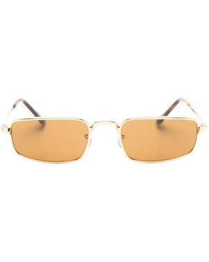 Ray-Ban Rectangle-Frame Sunglasses - Metallic
