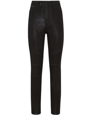Philipp Plein ハイウエスト ジーンズ - ブラック